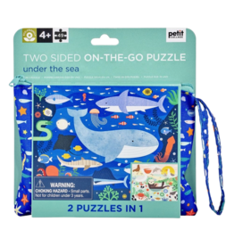 Chronicle Books Mudpuppy Two-Sided On-The-Go Puzzle: Under The Sea