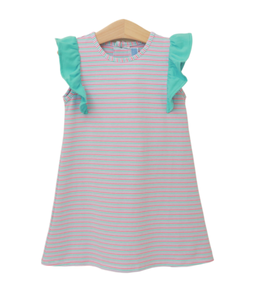 Trotter Street Kids Trotter Street Kids Multi Stripe Ruby Dress