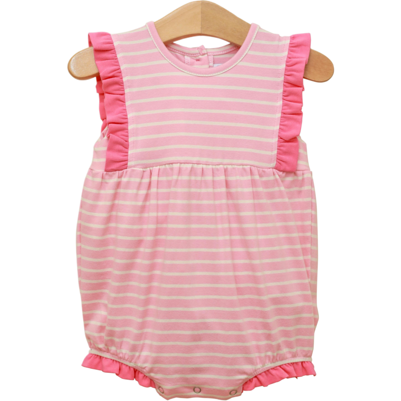 Trotter Street Kids Trotter Street Kids Light Pink Stripe/Light Pink Josie Bubble