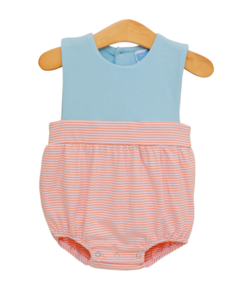 Trotter Street Kids Trotter Street Kids Coral Stripe/Light Blue Thomas Bubble