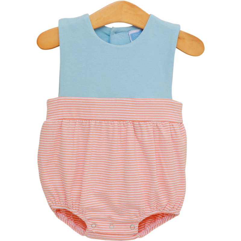Trotter Street Kids Trotter Street Kids Coral Stripe/Light Blue Thomas Bubble