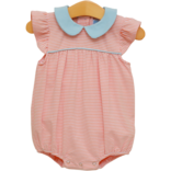 Trotter Street Kids Trotter Street Kids Coral Stripe/Light Blue Genevieve Bubble
