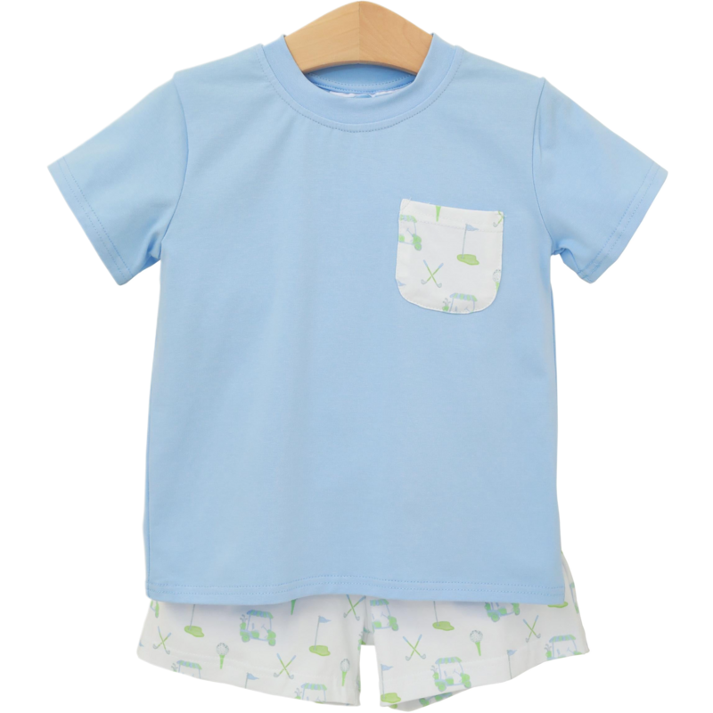 Trotter Street Kids Trotter Street Kids Caddy Club Short Set