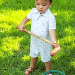 Trotter Street Kids Trotter Street Kids Caddy Club Polo Romper