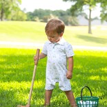 Trotter Street Kids Trotter Street Kids Caddy Club Polo Romper