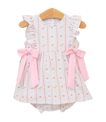 Trotter Street Kids Trotter Street Kids Berry Sweet Diaper Set