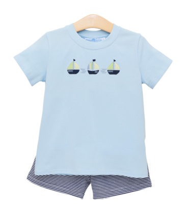 Trotter Street Kids Trotter Street Kids Set Sail Short Set