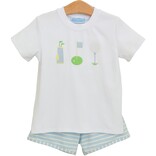 Trotter Street Kids Trotter Street Kids Tee Time Short Set