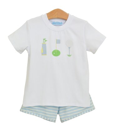 Trotter Street Kids Trotter Street Kids Tee Time Short Set