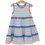 Trotter Street Kids Trotter Street Kids Patriotic Stripe Tinsley Twirl Dress