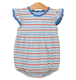 Trotter Street Kids Trotter Street Kids Patriotic Stripe Lucy Bubble