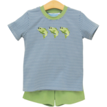 Trotter Street Kids Trotter Street Kids Hooked on Fishing Short Set