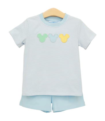 Trotter Street Kids Trotter Street Kids Cheerful Ears Short Set