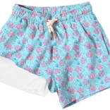 Bermies Coral Fish Swim Trunks