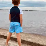 Bermies Tribal Turtles Swim Trunks