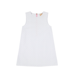The Beaufort Bonnet Company TBBC Sleeveless Betts Bow Dress - Worth Avenue White