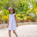 The Beaufort Bonnet Company TBBC Sleeveless Betts Bow Dress - Worth Avenue White