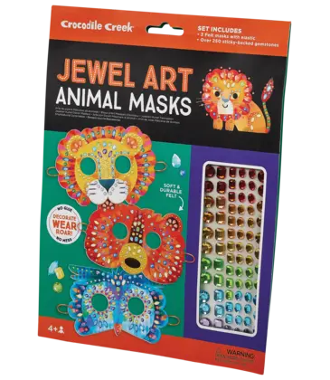 Crocodile Creek Jewel Art - Animal Masks