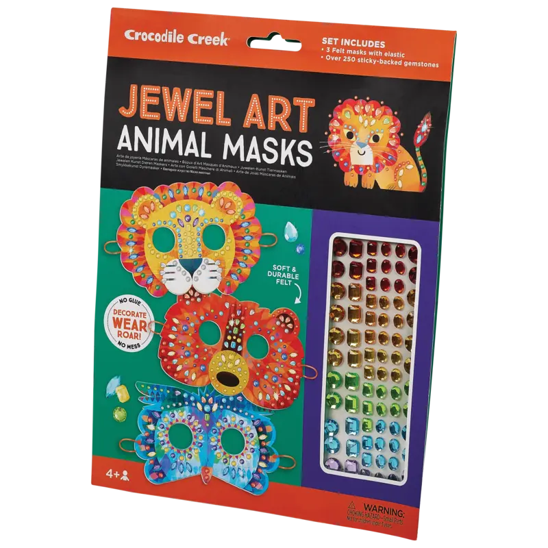 Crocodile Creek Jewel Art - Animal Masks