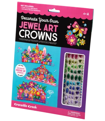 Crocodile Creek Crown Jewel Art - Unicorn Flowers