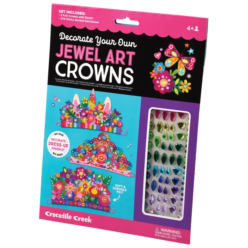 Crocodile Creek Crown Jewel Art - Unicorn Flowers