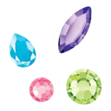 Crocodile Creek Crown Jewel Art - Unicorn Flowers