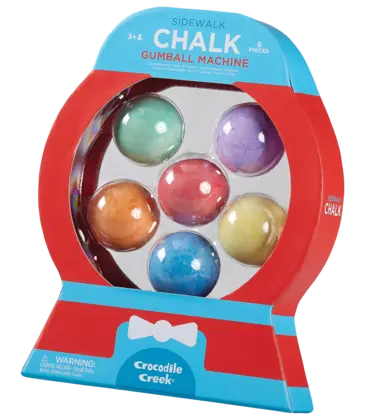 Crocodile Creek Sidewalk Chalk - Gumball Machine