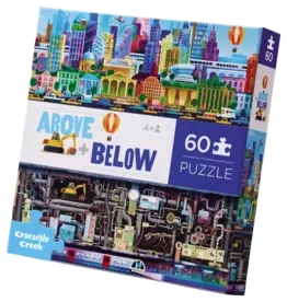 Crocodile Creek 60pc Above & Below Puzzle - Big City