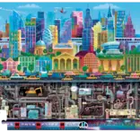 Crocodile Creek 60pc Above & Below Puzzle - Big City