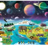 Crocodile Creek 60pc Above & Below Puzzle - Earth & Space