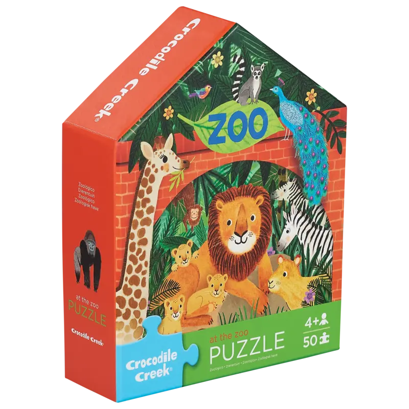 Crocodile Creek 50pc Puzzle - Zoo