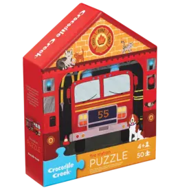 Crocodile Creek 50pc Puzzle - Fire Station