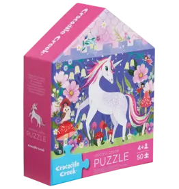 Crocodile Creek 50pc Puzzle - Unicorn Castle