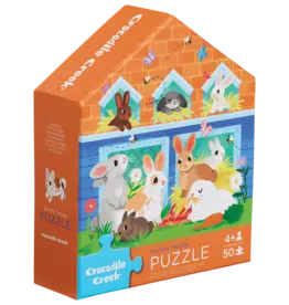 Crocodile Creek 50pc Puzzle - Bunny House