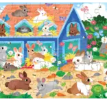 Crocodile Creek 50pc Puzzle - Bunny House