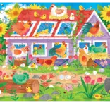 Crocodile Creek 50pc Puzzle - Chicken Coop