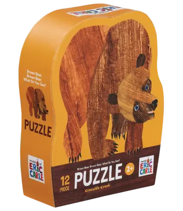 Crocodile Creek 12pc Puzzle - Brown Bear