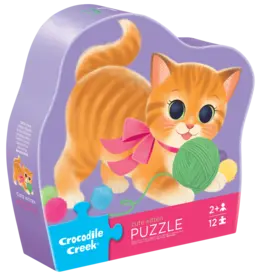 Crocodile Creek 12pc Puzzle - Cute Kitten