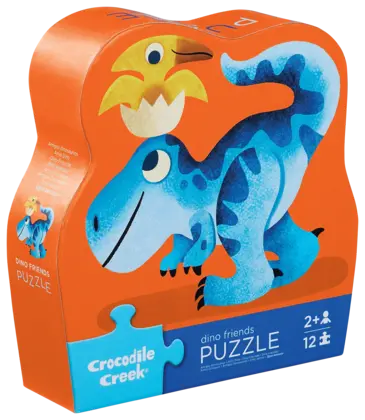 Crocodile Creek 12pc Puzzle - Dino Friends