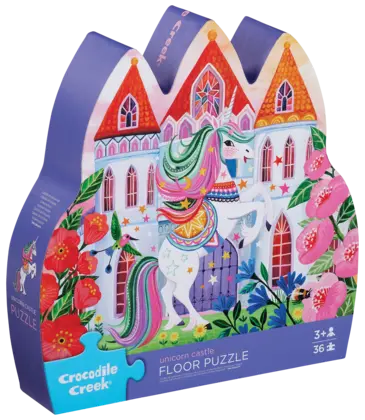 Crocodile Creek 36pc Puzzle - Unicorn Castle