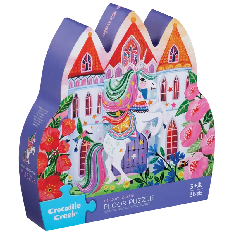Crocodile Creek 36pc Puzzle - Unicorn Castle