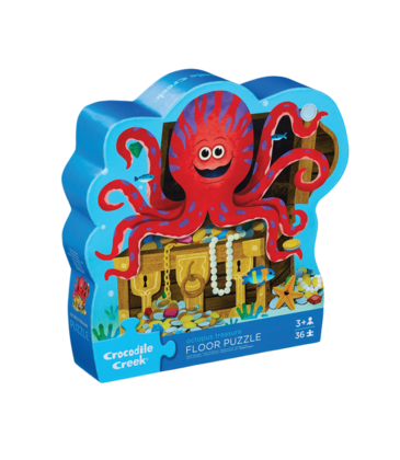Crocodile Creek 36pc Puzzle - Octopus Treasure