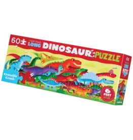 Crocodile Creek 60pc Super Duper Long Puzzle - DinoWorld