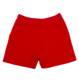 Luigi Luigi Deep Red Jersey Shorts w/ Pockets