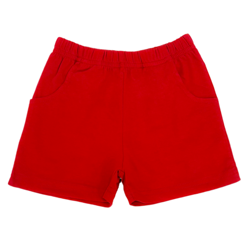 Luigi Luigi Deep Red Jersey Shorts w/ Pockets