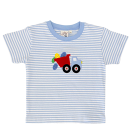 Luigi Luigi Easter Eggs Dumptruck Stripe T-Shirt