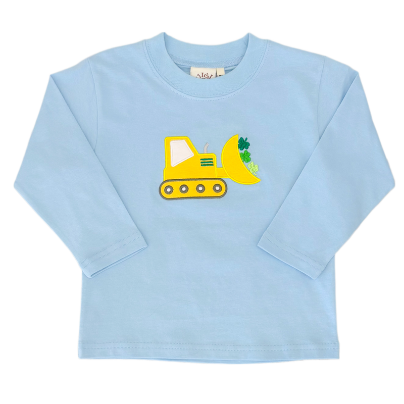 Luigi Luigi Bulldozer Shamrocks T-Shirt