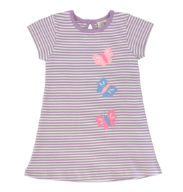 Luigi Luigi Butterflies Stripe Dress
