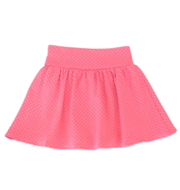 Luigi Luigi Bubblegum Polka Dot Print Skort