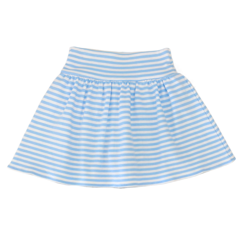 Luigi Luigi Sky Blue Stripe Skort